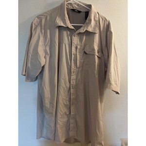 Wrangler Men's Shirt XLT Light Short Sleeve Button